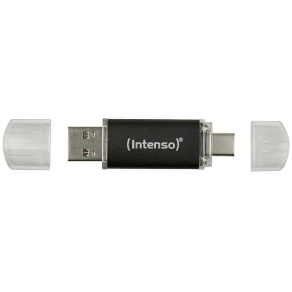USB-nyckel - INTENSO - Twist Line - 128 GB - USB-A, USB-C™ - USB 3.1 Gen 1