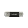 Miniatyrbild 1 av 3: USB-nyckel - INTENSO - Twist Line - 128 GB - USB-A, USB-C™ - USB 3.1 Gen 1