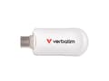 Miniatyrbild 1 av 5: Verbatim 30231, 512 GB, USB Type-C, 3.2 Gen 1 (3.1 Gen 1), 100 MB/s, Utan skyddshatt, Vit