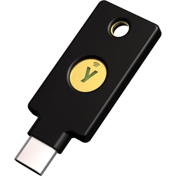 Säkerhetsnyckel - Yubico - Säkerhetsnyckel C NFC - U2F - FIDO2 - Färg Svart - USB