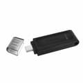Miniatyrbillede 2 af 2: USB-stik Kingston DT70/64GB Sort 64 GB