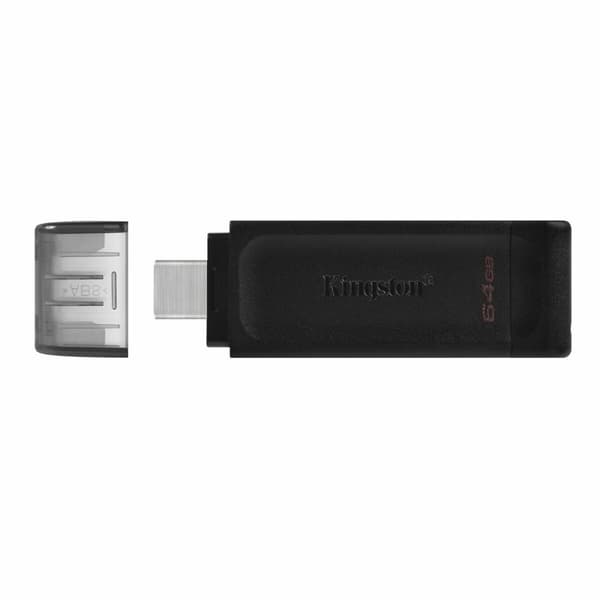 USB-Penn Kingston DT70/64GB Svart 64 GB