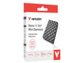 Pikkukuva 2 / 5: Verbatim Store ''n'' Go Mini Diamond USB-C 512GB Black, 512 GB, M.2, USB Type-C, 3.2 Gen 2 (3.1 Gen 2), 1000 MB/s, Black