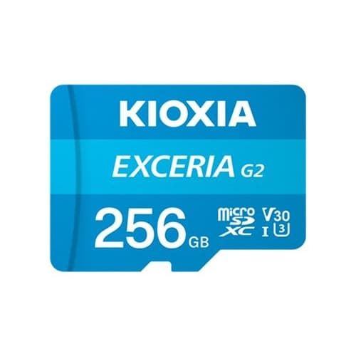 KIOXIA EXCERIA G2 - flash-minneskort - 256 GB - microSDXC UHS-I U3