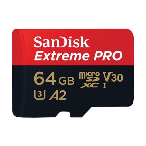 SanDisk Extreme Pro - flash-minneskort - 64 GB - mikroSDXC UHS-I