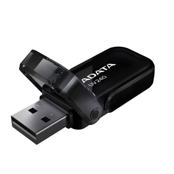 ADATA UV240 USB-minne - 32 GB - USB 2.0 - Cap - Svart