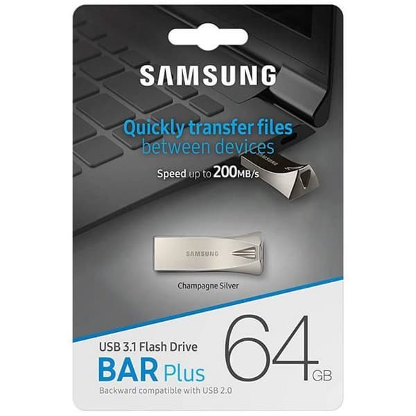 Samsung USB-minne 64 GB USB 3.0 MUF-64BE3 Flash-minne Drive Stick 200MB/s