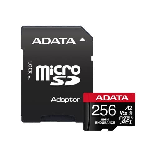 ADATA High Endurance - flash-minneskort - 256 GB - mikroSDXC UHS-I