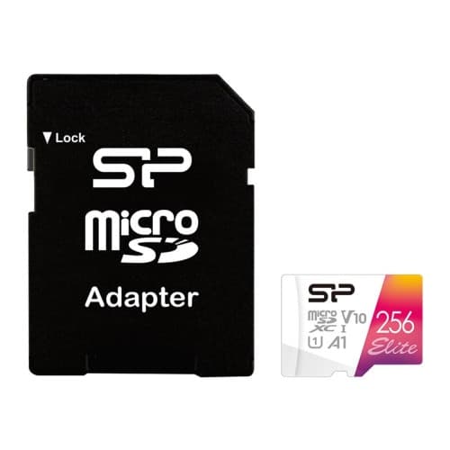SILICON POWER Elite - flash-minneskort - 256 GB - mikroSDXC UHS-I