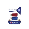 Miniatyrbild 1 av 4: Verbatim V Store N CLICK 49308 USB-minne 32 GB Röd, Blå USB 3.0 2 st(ar)