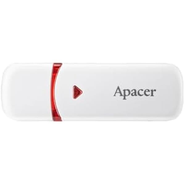 USB-nyckel - APACER - AH333 - 32 GB - USB 2.0 - Typ-A - Vit färg Vit
