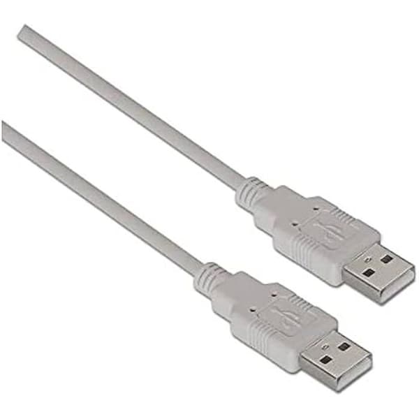 USB 2.0-kabel - AISENS - A101 - 1 m - Beige färg - Typ A hankontakt