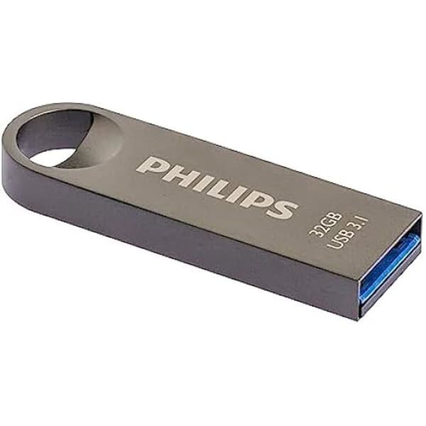 USB-nyckel - PHILIPS - Moon Ultra Speed Edition - 32 GB - USB 3.1 - Läshastighet 180 MB/s Grå