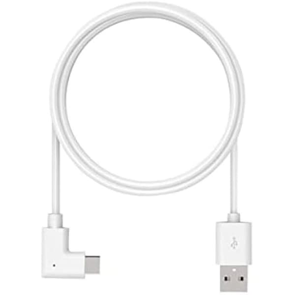 USB-kabel - COMPULOCKS - 6ft USB-A till USB-C - 90 grader - Svart - USB 2.0