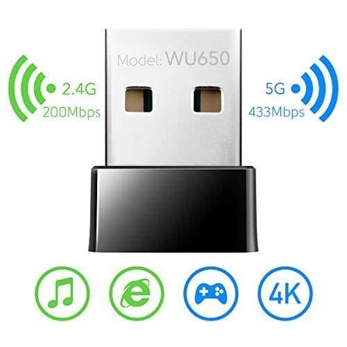 WiFi-lösning - Cudy - WU650 - 433Mbps + 200Mbps - SoftAP-läge
