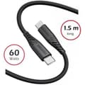 Miniatyrbild 2 av 2: USB-C-kabel - SWISSTEN - Modell i mjukt silikon - 1,5 m - Snabbladdning 60W - 3A