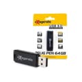 Miniatyrbild 2 av 2: USB-nyckel - HAMLET - 64 GB - USB 3.0 - Cap - Svart