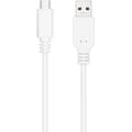 Miniatyrbild 2 av 2: USB 2.0-kabel - NANO CABLE - 10.01.2100-W - USB-C/M-A/M - 3A - 0,5 m - Vit