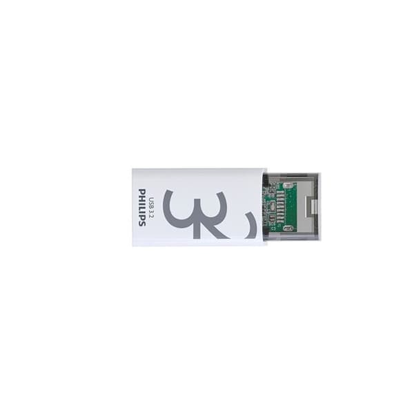 32 GB, USB-C 3.2-kontakt, 120 MB/s i läsning Transparent, Vit