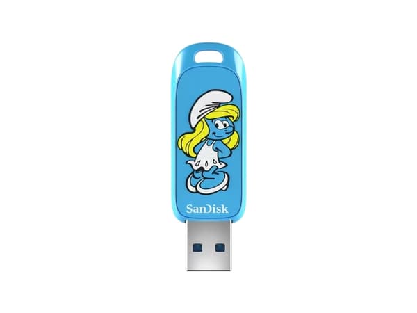 SanDisk Smurffit - Smurfette Edition USB-muistitikku - 256 GB - USB 3.2 Gen 1