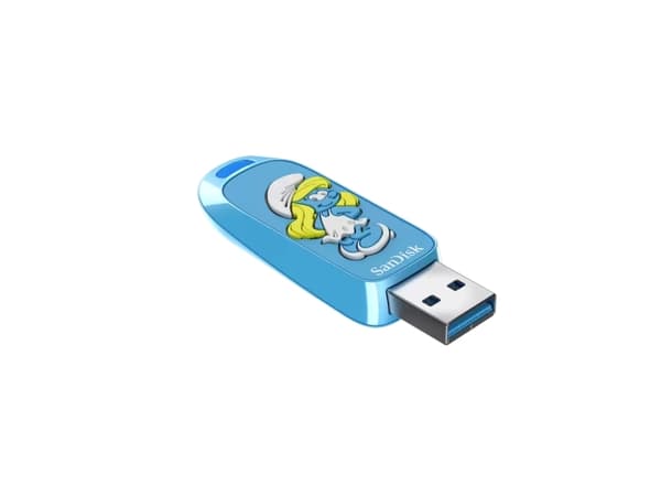 SanDisk Smurffit - Smurfette Edition USB-muistitikku - 256 GB - USB 3.2 Gen 1