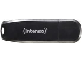 Intenso Speed Line, 128 GB, USB A-tyyppi, 3.2 Gen 1 (3.1 Gen 1), 70 MB/s, Suojus, Musta musta