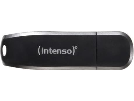 Intenso Speed Line, 64 GB, USB Type-A, 3.2 Gen 1 (3.1 Gen 1), 70 MB/s, Med lokk, Sort Sort