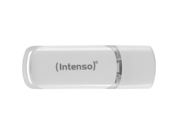 Intenso Flash Line - USB flash-enhet - 64 GB - USB-C 3.1 Gen 1 - vit