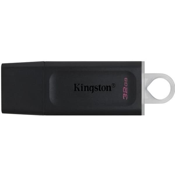 KINGSTON DataTraveler® Exodia 32GB USB-minne - Med skyddskåpa och nyckelringar Svart