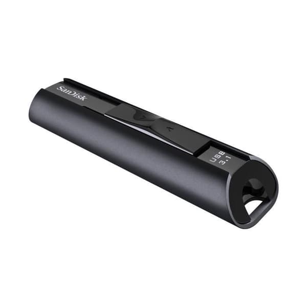 USB-nyckel - SANDISK - Extreme Pro - 256 GB - USB 3.1 - Läshastighet 420 MB/s - Slide - Svart