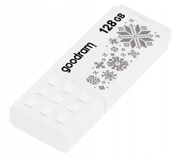 GoodRam UME2-1280W00R11-WI Pendrive (128GB; USB 2.0; hvid) VINTER