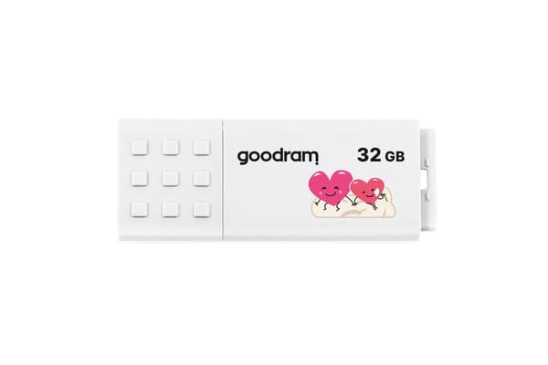 GoodRam UME3-0320W0R11-V Pendrive (32GB; USB 3.0; hvid) VALENTINE