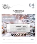 Miniatyrbild 3 av 3: GOODRAM FLASHDRIVE 64GB UME2-WINTER WHITE USB 2.0