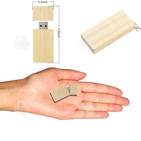 INN USB-minne 1 uppsättning med 10 delar 16 GB träformad USB-minne kompatibel USB 2.0-flashenhet U Disk Användning i olika scenarier