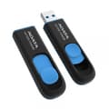 Miniatyrbild 2 av 3: Minneskort - ADATA - AUV128 - 256 GB - USB 3.0 - Svart/Azul