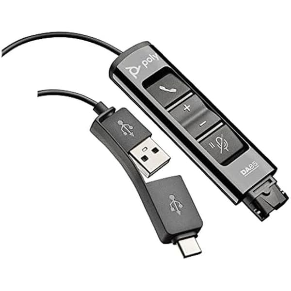 POLY DA85 Adapt+Control USB-A/C - QD för EncorePro hörlurar