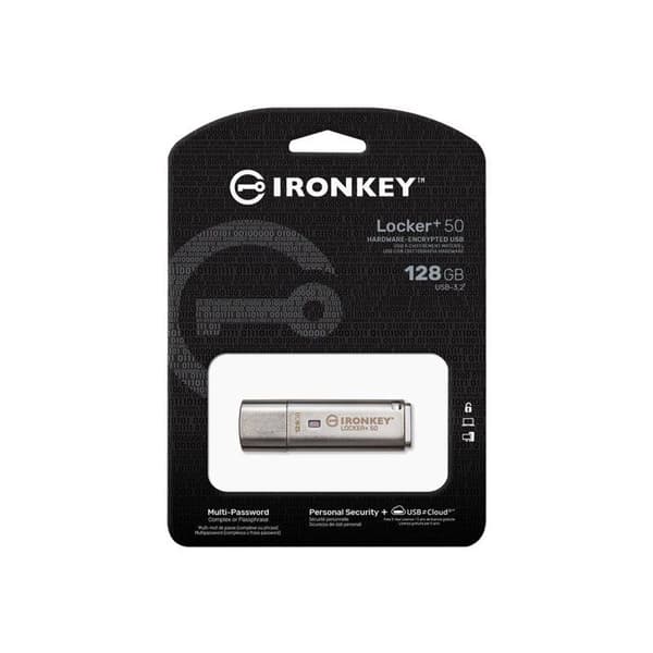 Pendrive Kingston IKLP50-128GB 128 GB Silver