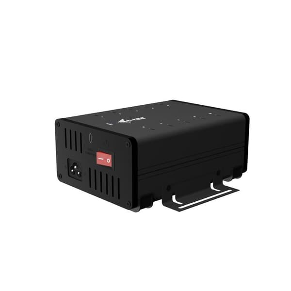 I-TEC USB-C/USB-A Metalluppladdning Svart