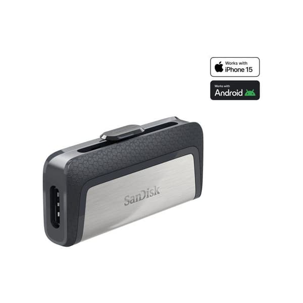 SANDISK Ultra Dual 32Gb 3.1 USB-minne - Grå Svart, Silver