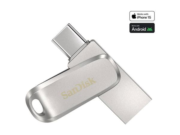 USB-minne - SANDISK - Ultra Dual Drive Luxe - 512 GB - USB-C - 150 MB/s