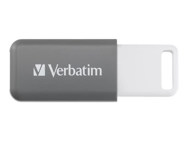 Verbatim V DataBar USB 2.0 Drive USB-minne 128 GB grå 49456 USB 2.0