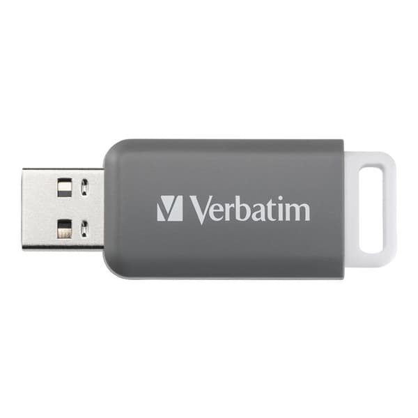 Verbatim V DataBar USB 2.0 Drive USB-minne 128 GB grå 49456 USB 2.0 Grå