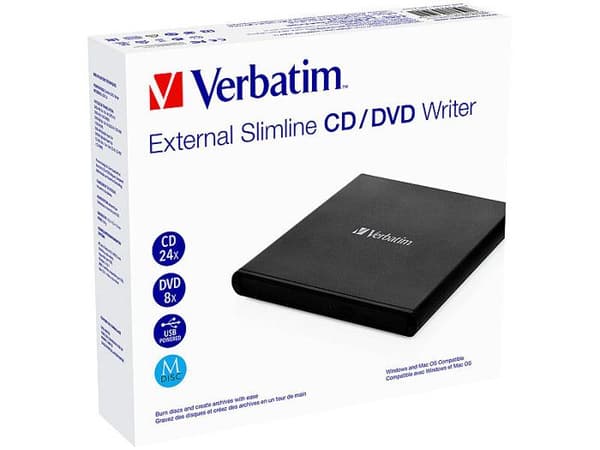 DVD Återinskrivbar - Verbatim - 53504 - USB 2.0 - Svart - Flashminne