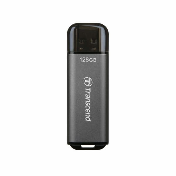 USB-nyckel - TRANSCEND - JetFlash 920 - 128 GB - USB 3.2 Gen 1 - Grå Grå