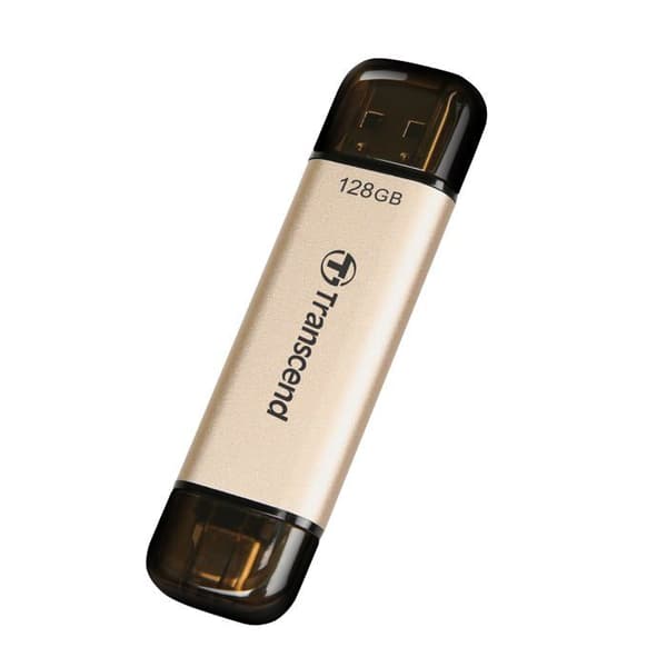 USB-minne - Transcend - JetFlash 930C - 128 Go - USB-C / USB-A - Kompatibel med Smartphones och PC