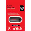 Miniatyrbild 2 av 3: USB-nyckel - SANDISK - Cruzer Snap 128GB - USB 2.0 - Läshastighet 150 MB/s - Svart