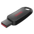 Miniatyrbild 1 av 3: USB-nyckel - SANDISK - Cruzer Snap 128GB - USB 2.0 - Läshastighet 150 MB/s - Svart