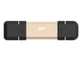 Miniatyrbild 1 av 3: Silicon Power DS72, 500 GB, USB Type-A / USB Type-C, 3.2 Gen 2 (3.1 Gen 2), Keps, 15,6 g, Guld