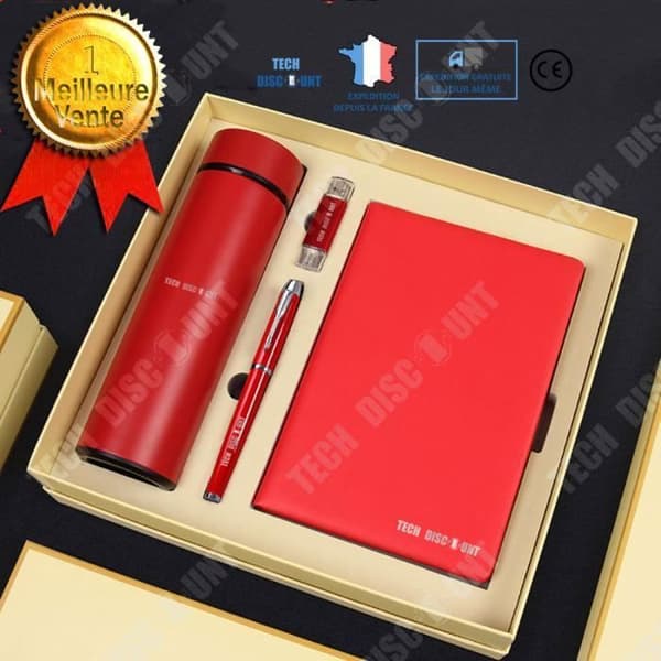TD® Presentförpackning kvinna affärsman kontorsresor röd penna disk usb-nyckel manuell sofistikerad mekanisk