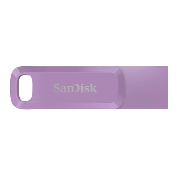 USB-minne - SANDISK - Ultra Dual Drive Go - 1 To - USB Type-C och Type-A - Hastighet upp till 400 Mo/s lavendel
